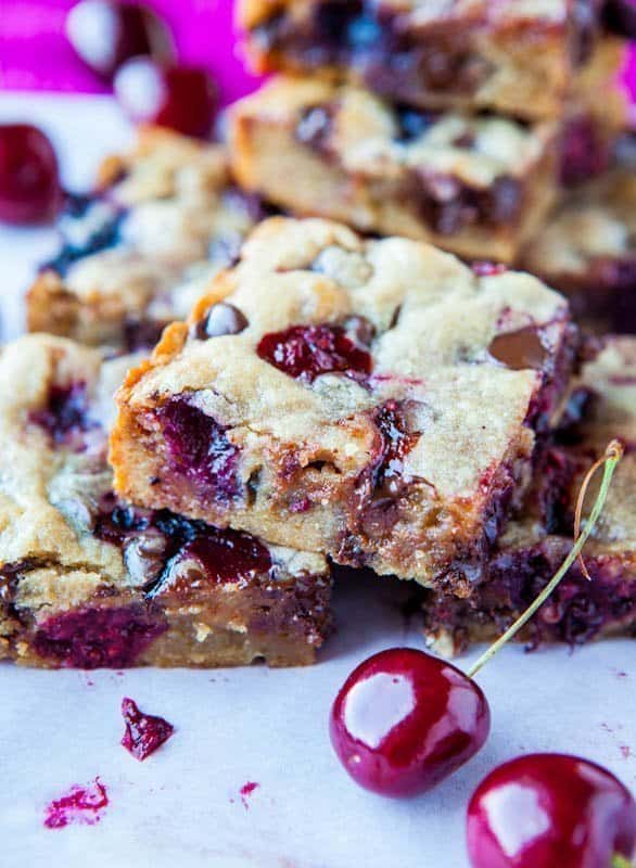 Chocolate Chip Cherry Bars